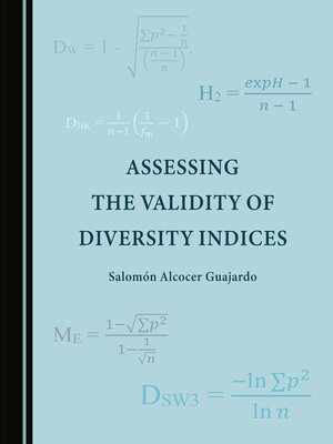 cover image of Assessing the Validity of Diversity Indices